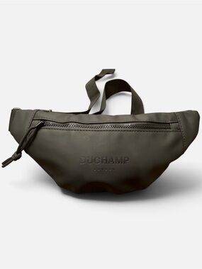 Duchamp London Men’s Black Waist Bag Sling Crossbody / 
Fanny Pack